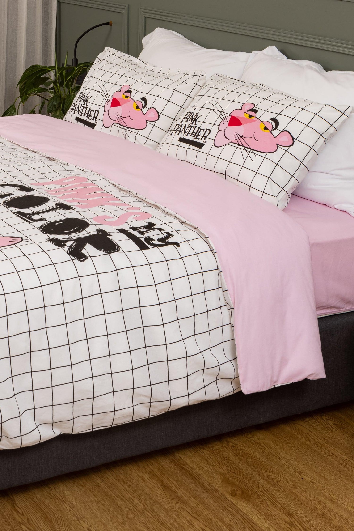 סט מצעים זוגי PINK PANTHER - MASHBIR//365