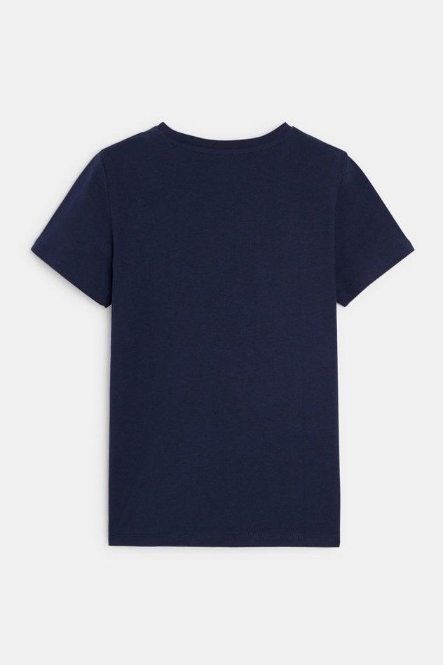 חולצת טריקו בייסיק כחולה ילדים