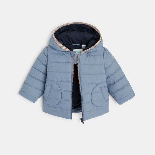 מעיל מחמם בצבע כחול בהיר לתינוקות - MASHBIR//365
