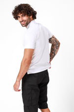 חולצת פולו קצרה צבע לבן - MASHBIR//365