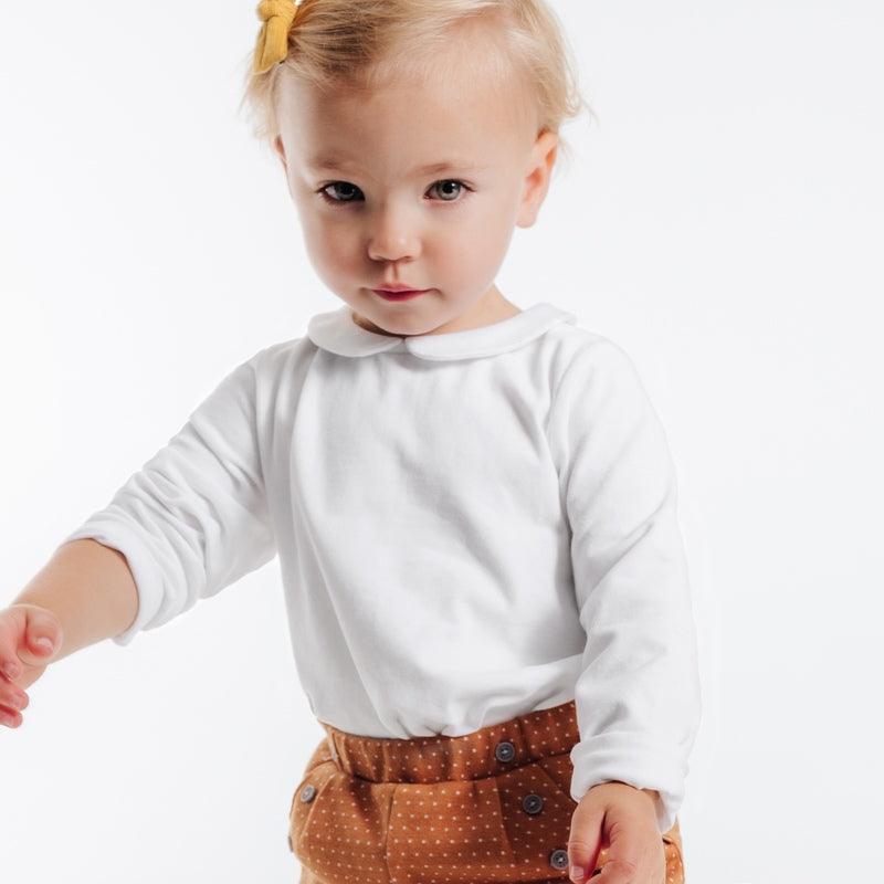 חולצה צווארון פיטר פן לתינוקות - MASHBIR//365