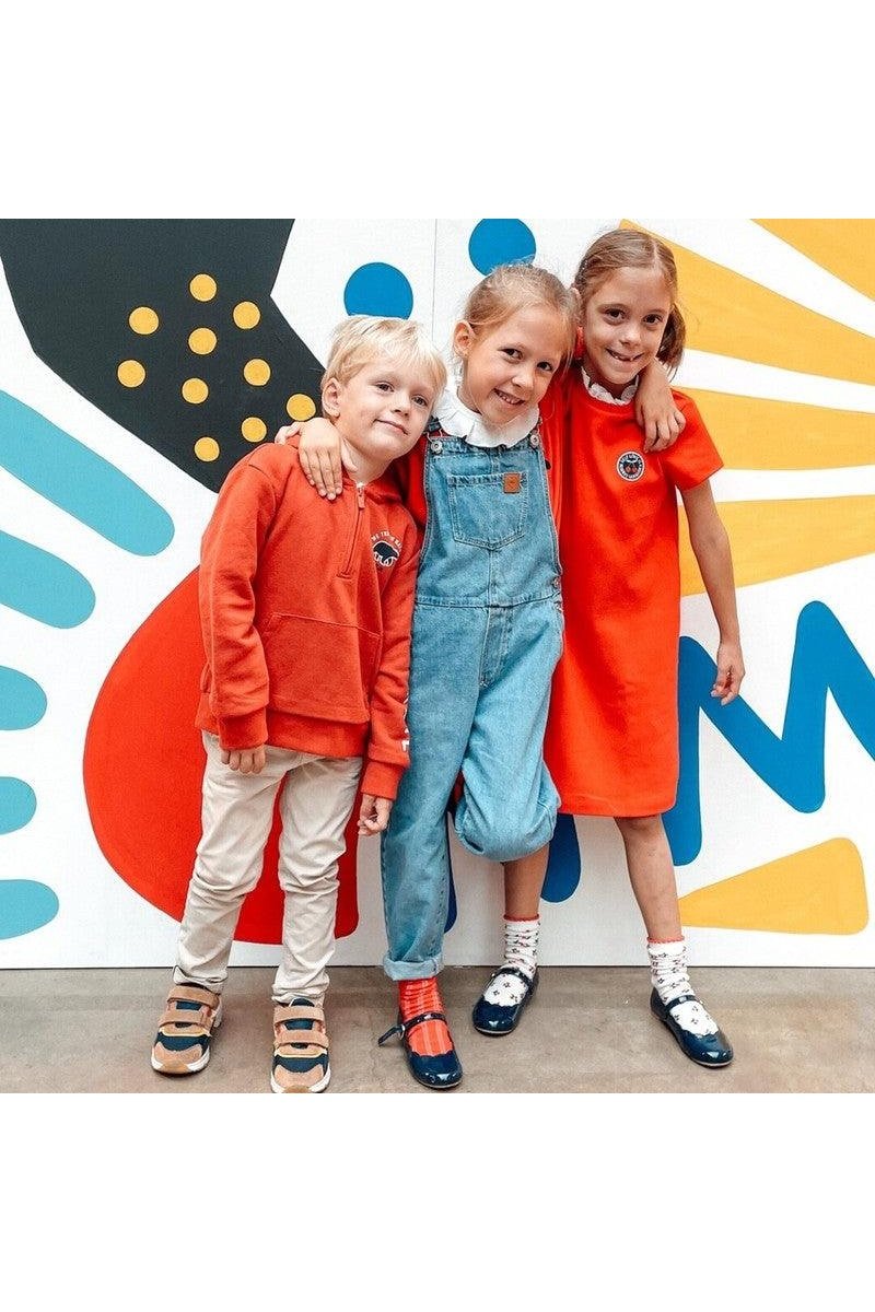 שמלת צווארון מלמלה לילדות - MASHBIR//365