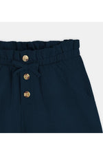 מכנסיים קצרים לילדות בצבע נייבי - MASHBIR//365