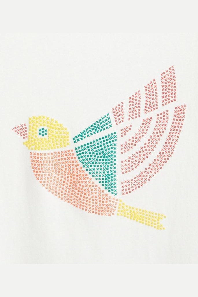 טישירט קצרה לילדות בצבע לבן - MASHBIR//365