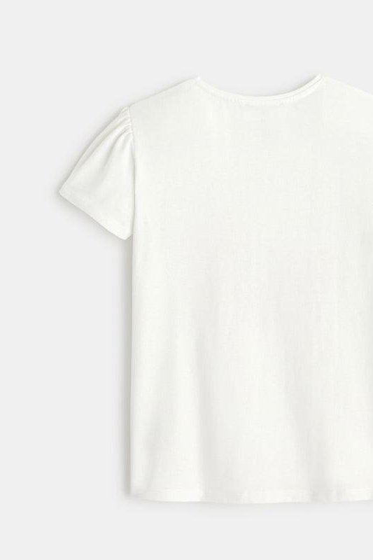טישירט קצרה לילדות בצבע לבן - MASHBIR//365