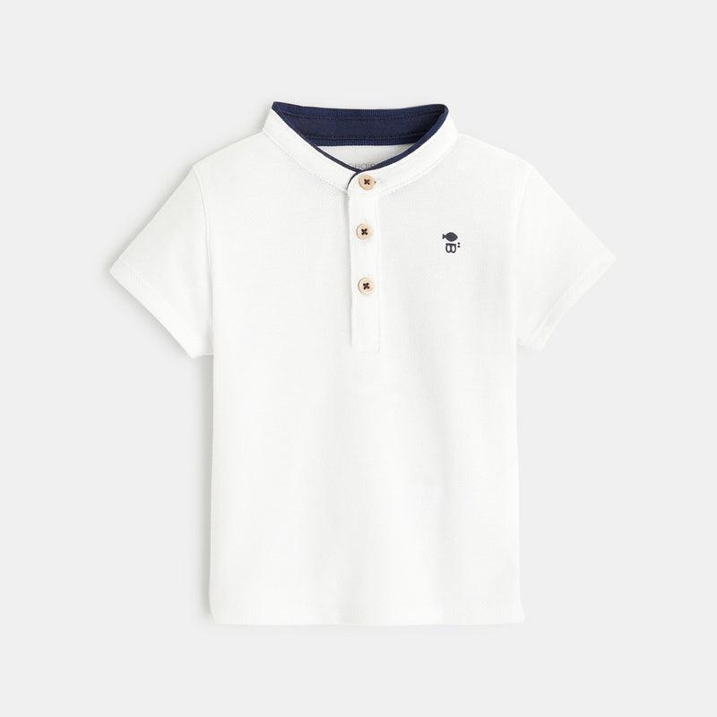 סט אוברול גינס וחולצה בצבע לבן לתינוקות - MASHBIR//365
