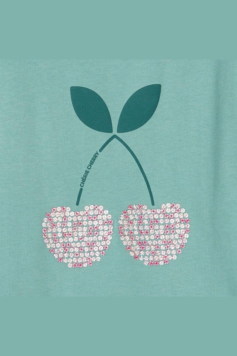 טישירט קצרה לילדות בצבע ירוק - MASHBIR//365