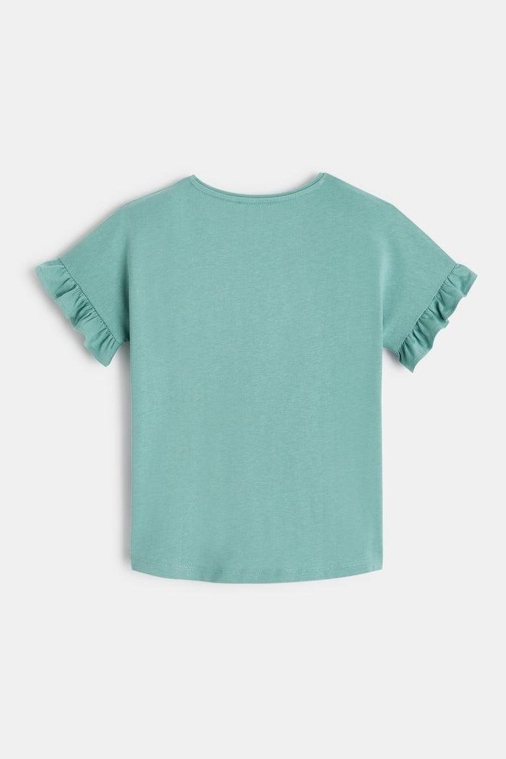טישירט קצרה לילדות בצבע ירוק - MASHBIR//365