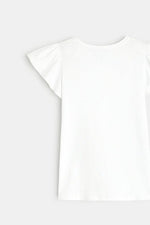 טישירט קצרה לילדות בצבע לבן - MASHBIR//365
