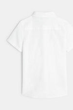 חולצה מכופתרת קצרה לילדים בצבע לבן - MASHBIR//365