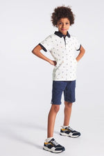 חולצת פולו לילדים בצבע לבן - MASHBIR//365