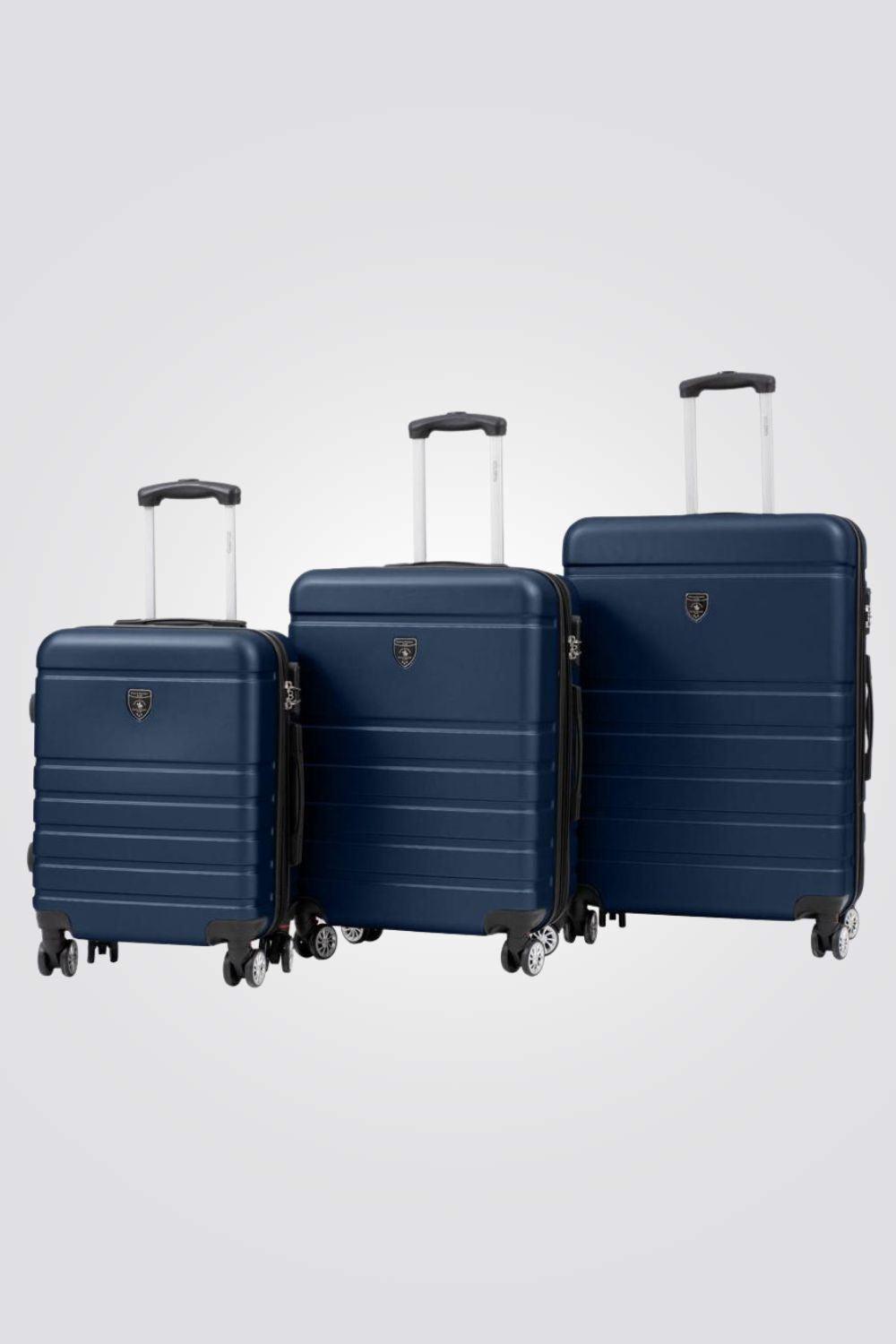 מזוודה קשיחה בינונית 24" דגם 1807 בצבע נייבי - MASHBIR//365