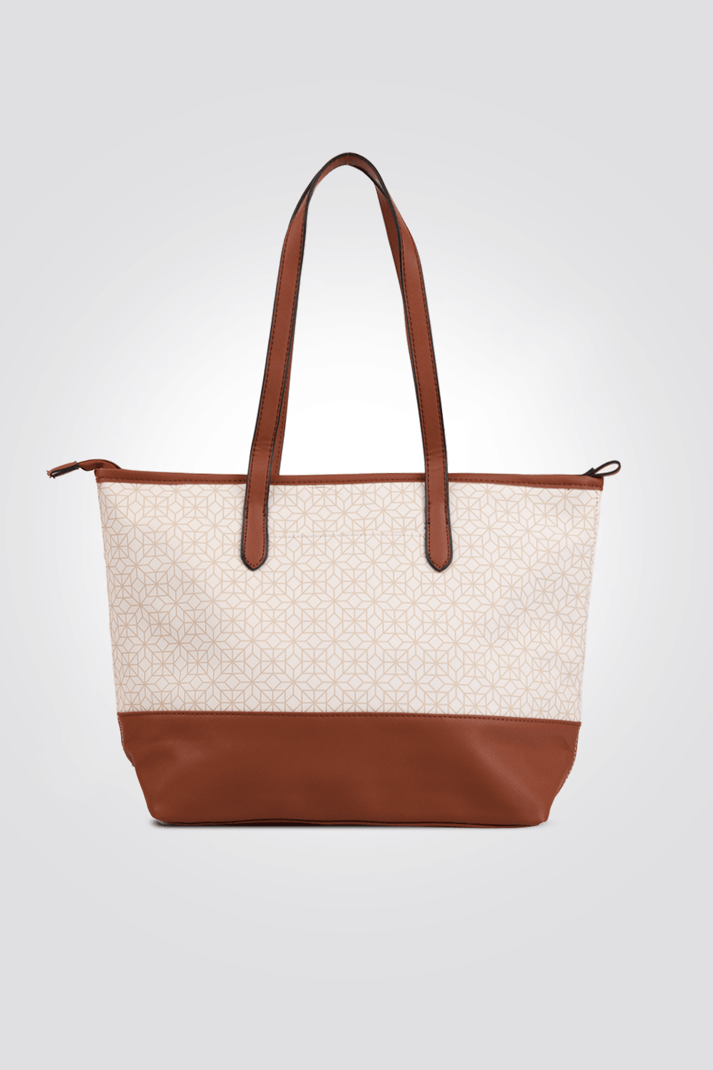 תיק צד עם רצועות בצבע חום ואדום - MASHBIR//365