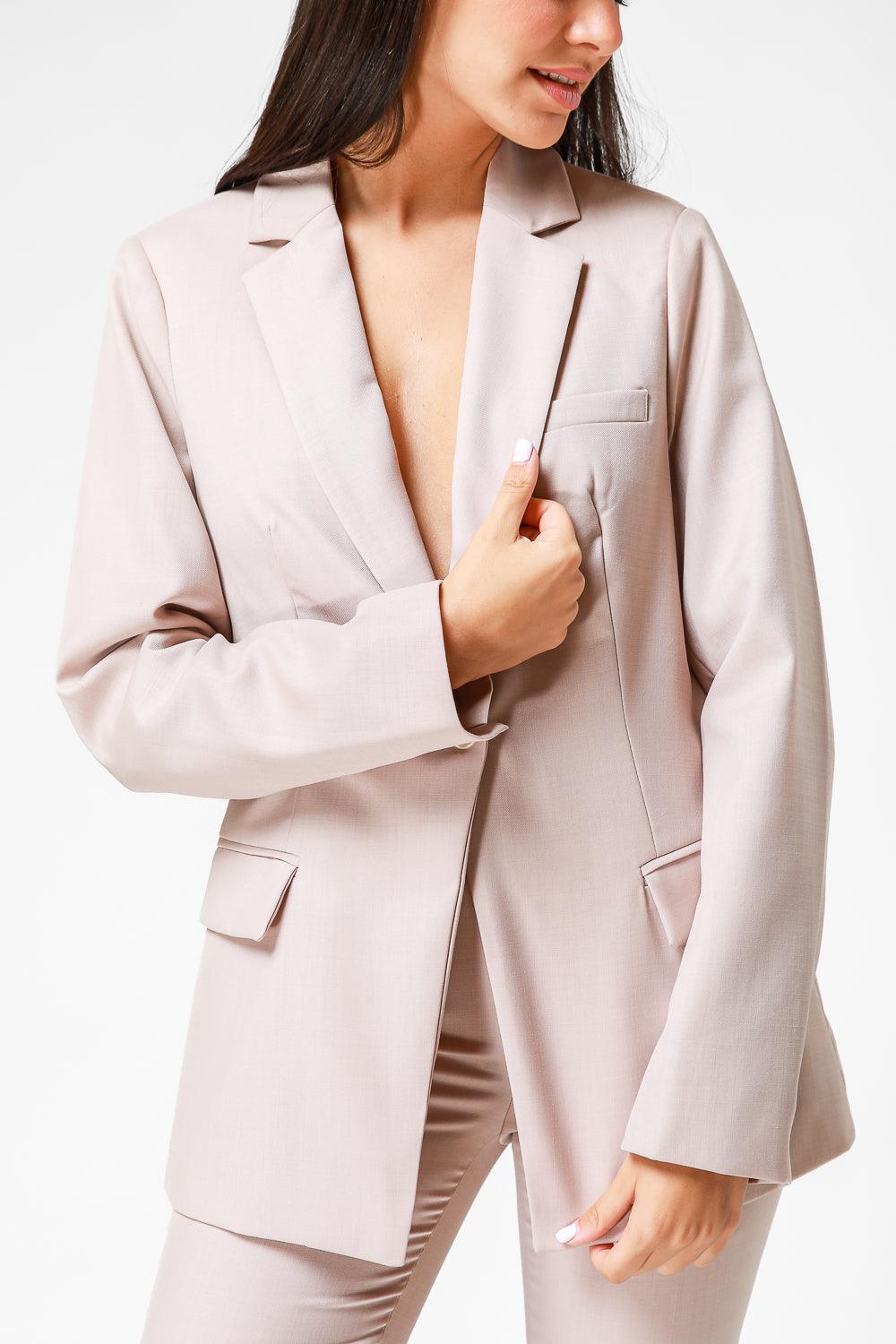 ג'קט קלאסי בצבע ורוד - MASHBIR//365