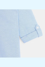 חולצת אוקספורד תכלת מכופתרת לנערים - MASHBIR//365