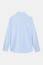 חולצת אוקספורד תכלת מכופתרת לנערים - MASHBIR//365