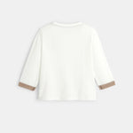 טישירט לבן בעיטור פיל - MASHBIR//365