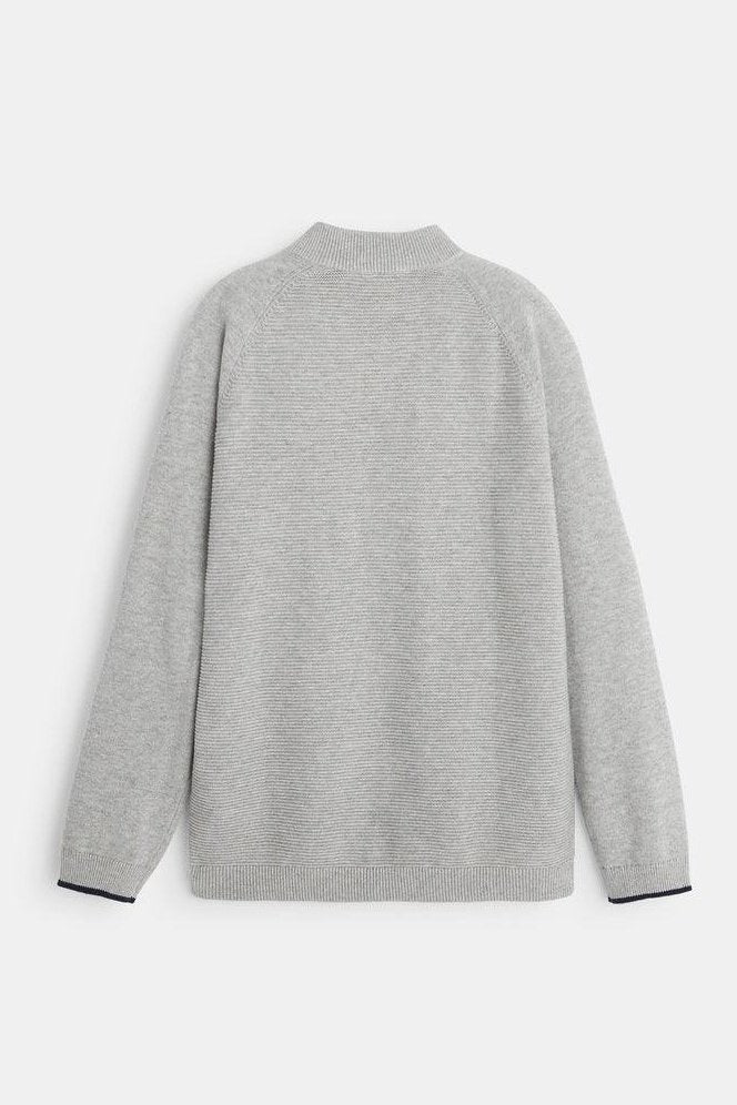 ג'קט סריג TEDDY אפור בהיר לנערים - MASHBIR//365