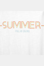 חולצת טריקו SUMMER לילדות - MASHBIR//365