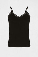 גופיית תחרה עם רצועות דקות - MASHBIR//365