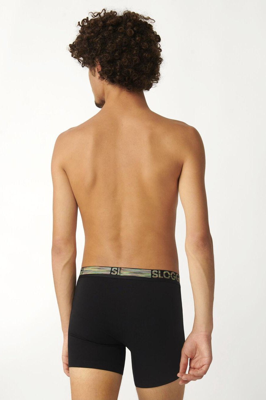 SLOGGI - 2 בוקסרים בצבע שחור MEN GO ABC NATURAL - MASHBIR//365