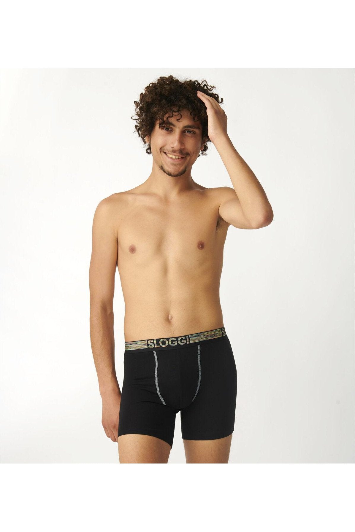 SLOGGI - 2 בוקסרים בצבע שחור MEN GO ABC NATURAL - MASHBIR//365