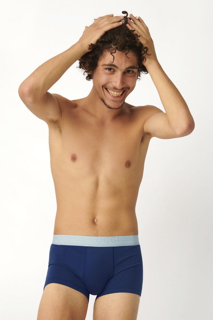 SLOGGI - 2 בוקסרים קצרים בצבע כחול MEN EVER COOL - MASHBIR//365