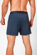 DELTA - 2 תחתוני בוקסר רחבים Matchtonim bamboo נייבי-אפור - MASHBIR//365