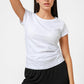 DELTA - 2 חולצות בייסיק קצרות צווארון עגול בצבע לבן - MASHBIR//365 - 1