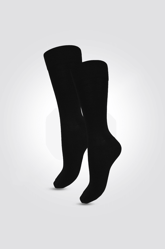 DELTA - 2 זוגות גרבי מודל אורך קלאסי בצבע שחור לגברים - MASHBIR//365