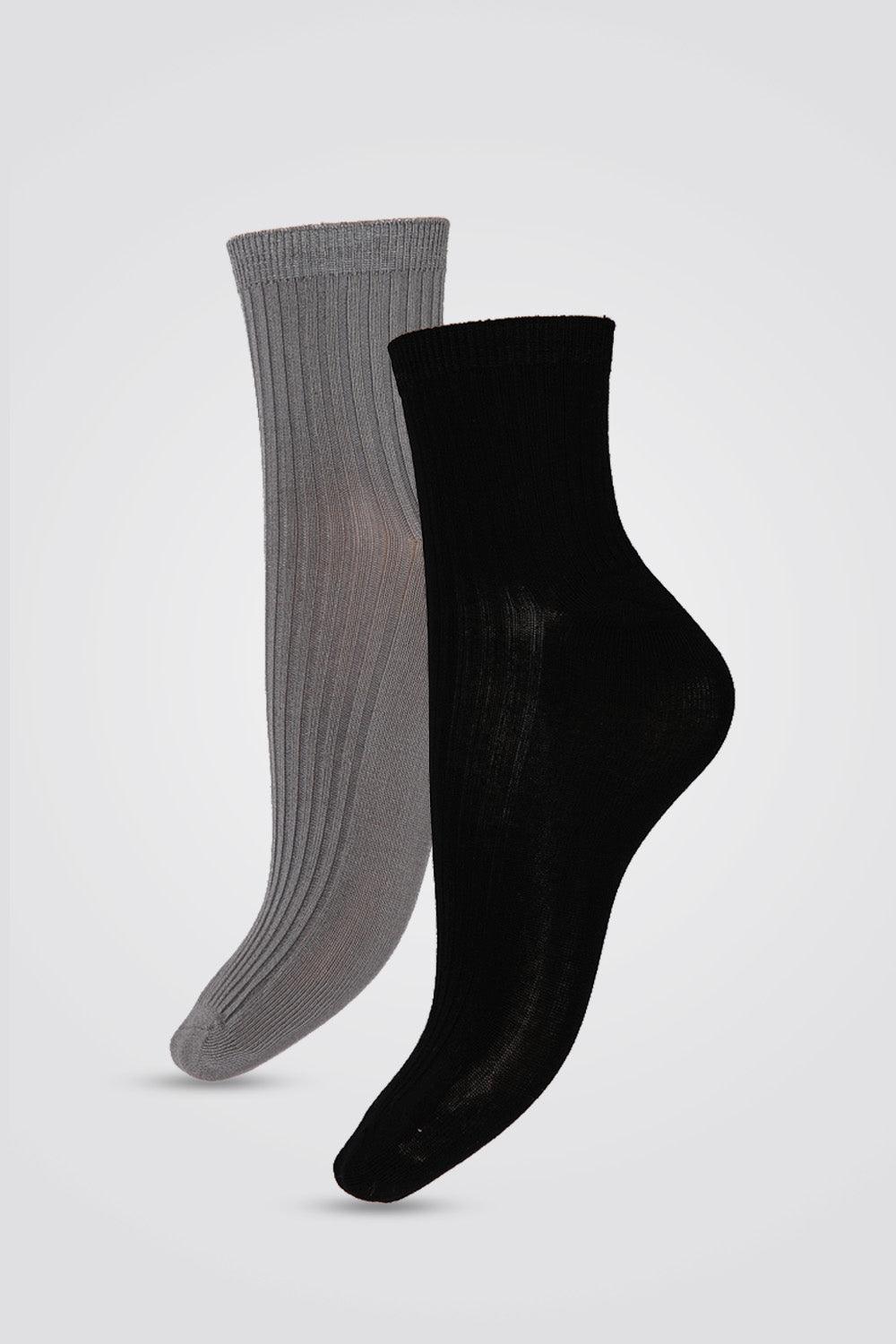 DELTA - 2 זוגות גרבי ויסקוזה פסים - MASHBIR//365