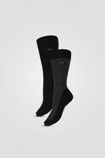 KENNETH COLE - 2 זוגות גרביים לגבר אורך קלאסי - פסים - MASHBIR//365