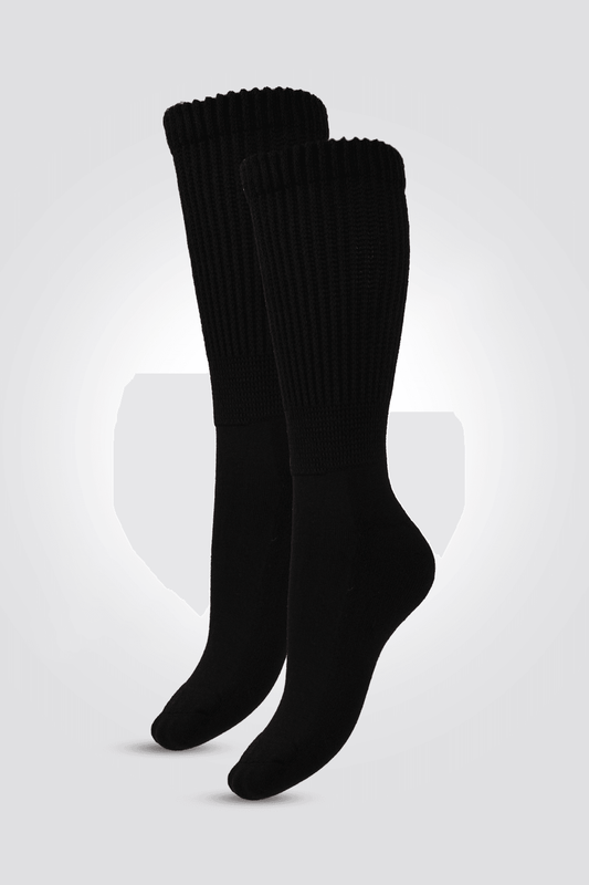 DELTA - 2 זוגות גרביים מכפלת גמישה בצבע שחור - MASHBIR//365
