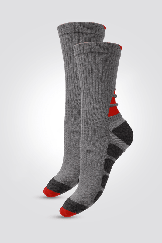 DELTA - 2 זוגות גרביים תרמיים יוניסקס אפור - MASHBIR//365