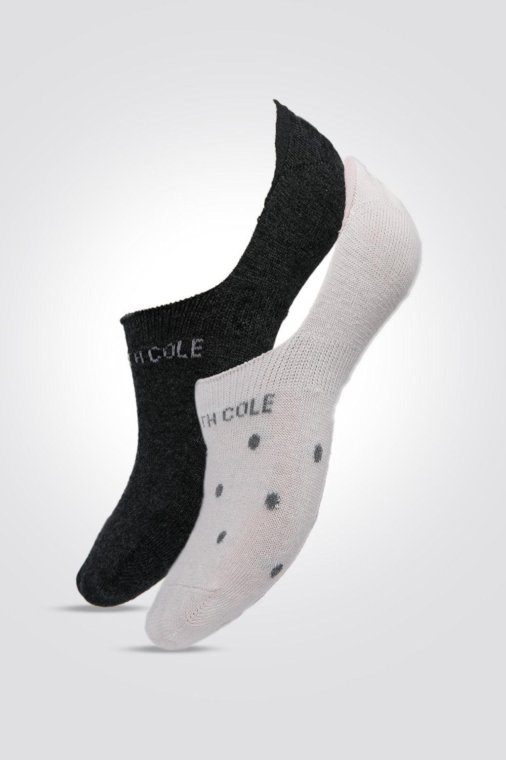 KENNETH COLE - 2 זוגות עקביות אפור-ורוד - MASHBIR//365