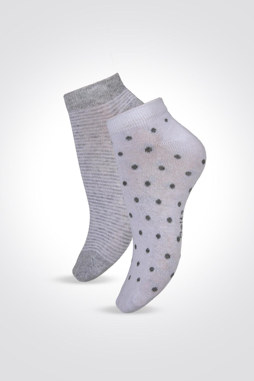 DELTA - 2 זוגות קרסוליות נשים אורך רגיל עשיר בכותנה - MASHBIR//365