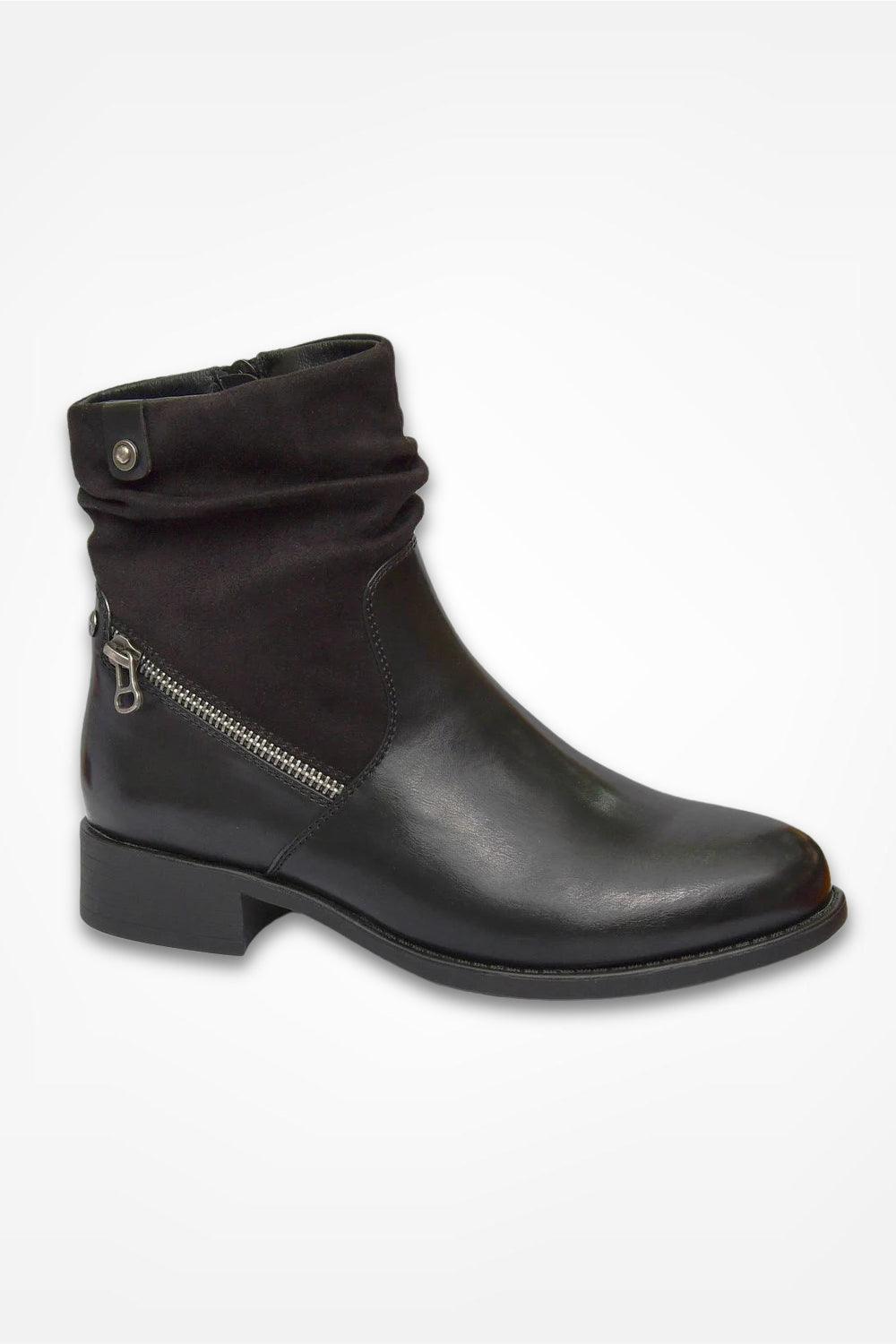 מגפוני zipper Black - MASHBIR//365