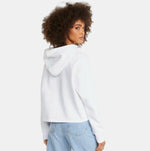 קפוצ'ון ESS+ Metallic Logo C בצבע לבן - MASHBIR//365