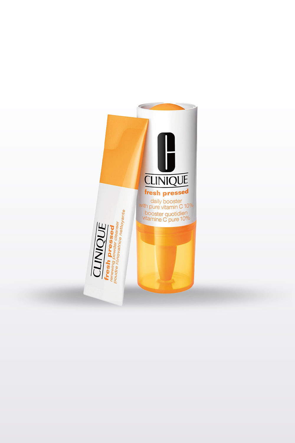 FRESH PRESSED מארז יומי ממריץ עם 10% ויטמין C טהור 10 מ"ל + 3.5 גרם