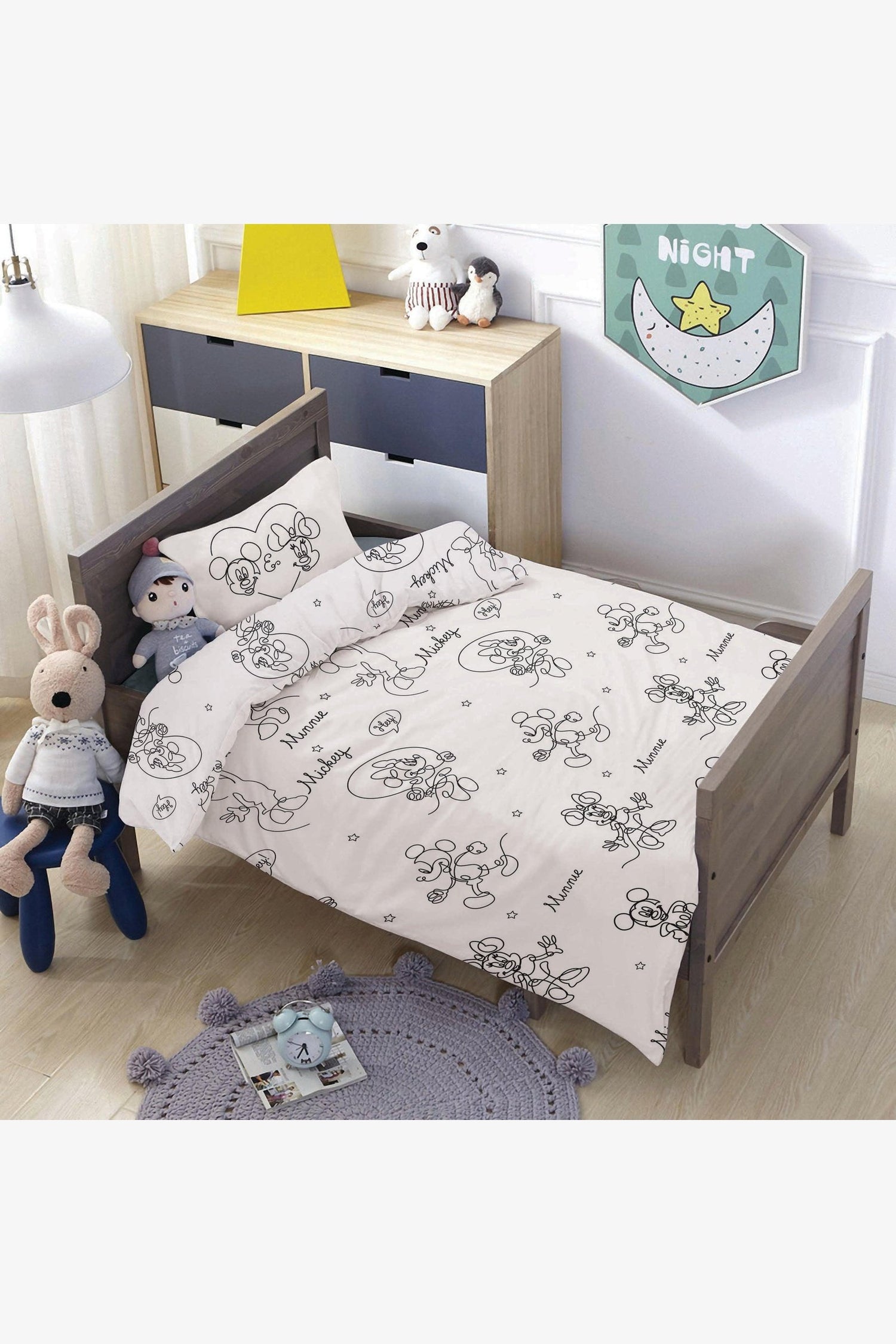 סט מצעים מיטת מעבר כותנה דגם Comics - MASHBIR//365