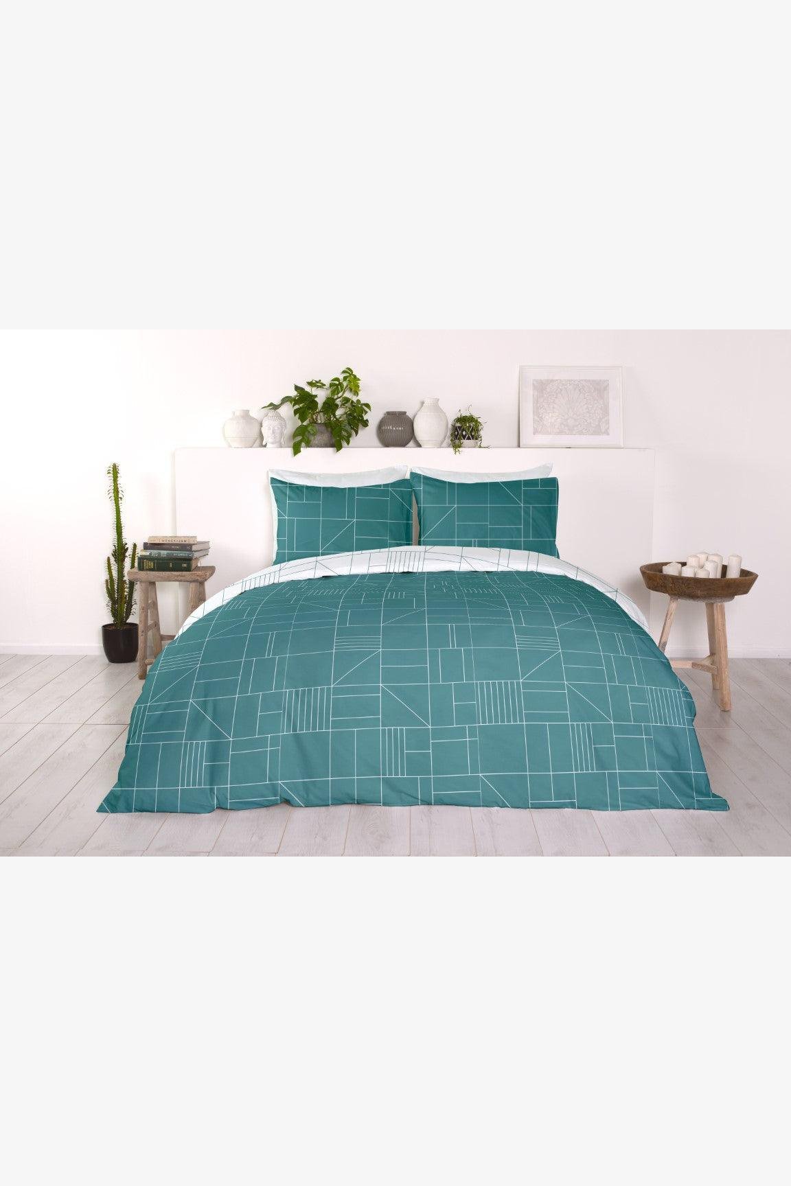 סט מצעים ON למיטת זוגית רחבה 180X200 - MASHBIR//365