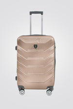 מזוודה קשיחה בינונית 24" דגם 1701 בצבע שמפנייה - MASHBIR//365