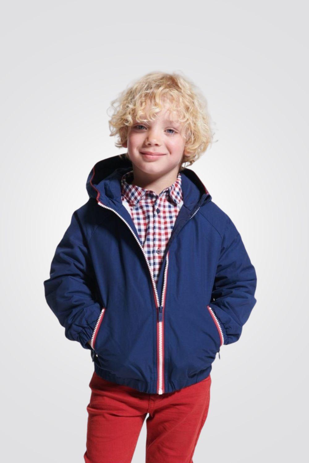 ג'קט זיפר בצבע נייבי לילדים - MASHBIR//365