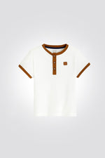 חולצת פולו בצבע לבן לתינוקות - MASHBIR//365