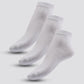 DELTA - 3 גרבי קרסוליות בייסיק לגברים בצבע לבן - MASHBIR//365 - 1