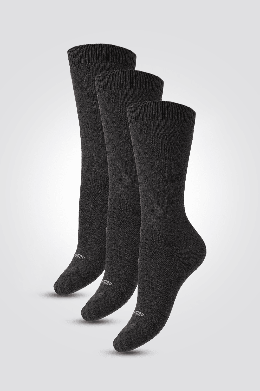 COOL 32 - 3 גרבי מסע אנטיבקטריאליות אפור כהה - MASHBIR//365