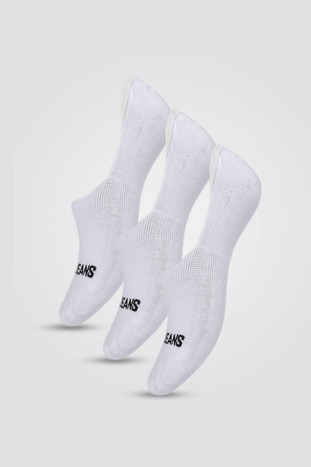PEPE JEANS - 3 גרבי נשים בלרינה לבן - MASHBIR//365
