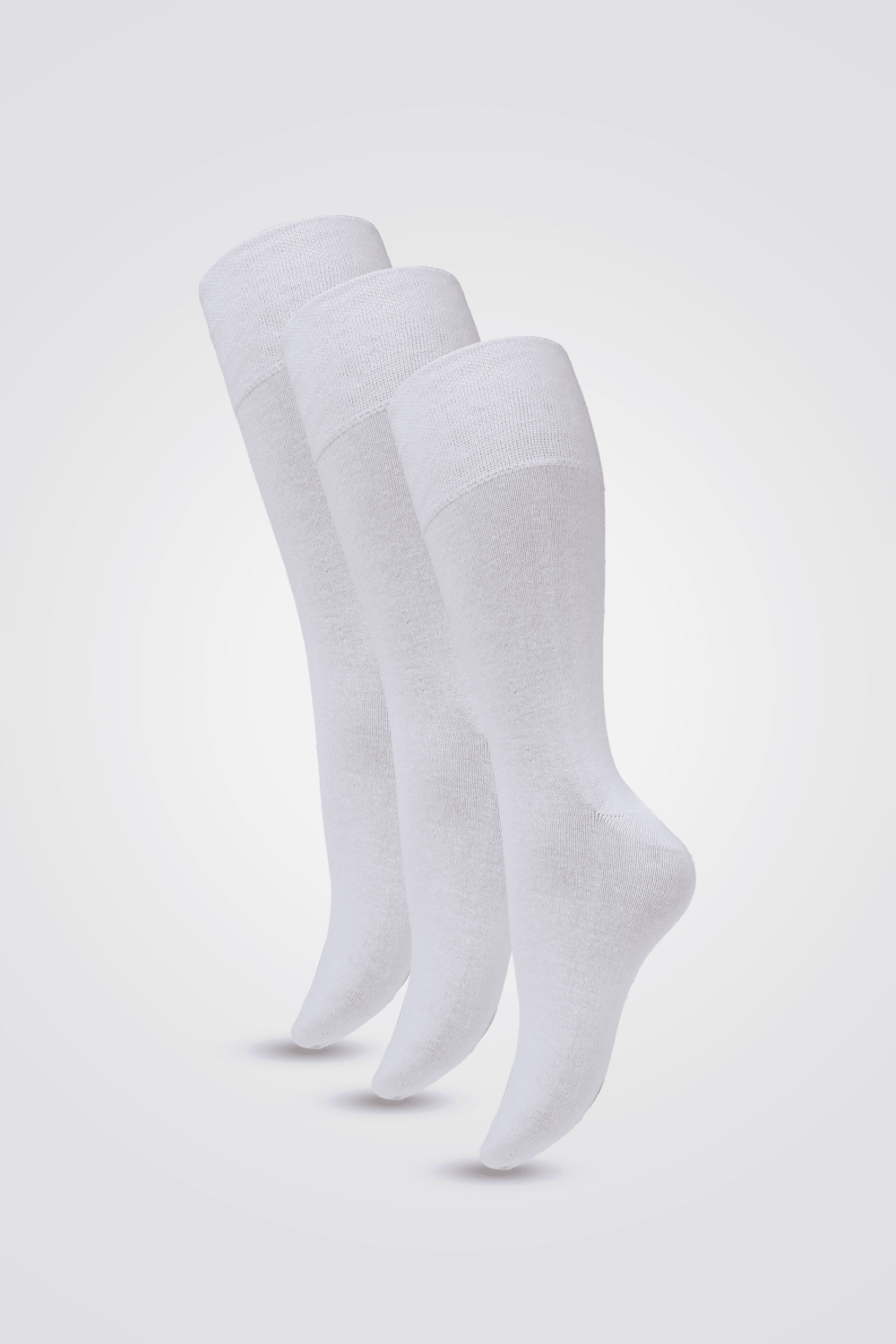 IOMI - 3 גרבי סוכרת לגברים בצבע לבן - MASHBIR//365