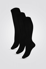 IOMI - 3 גרבי סוכרת לגברים בצבע שחור 46-50 - MASHBIR//365