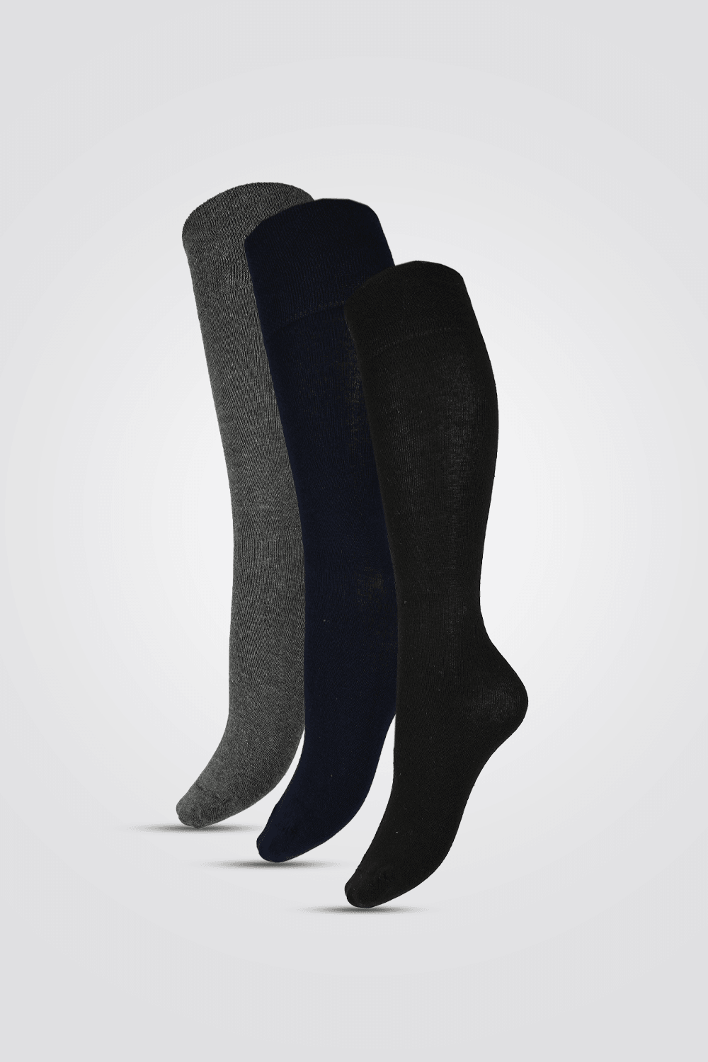 IOMI - 3 גרבי סוכרת לגברים שחור/נייבי/אפור 46-50 - MASHBIR//365